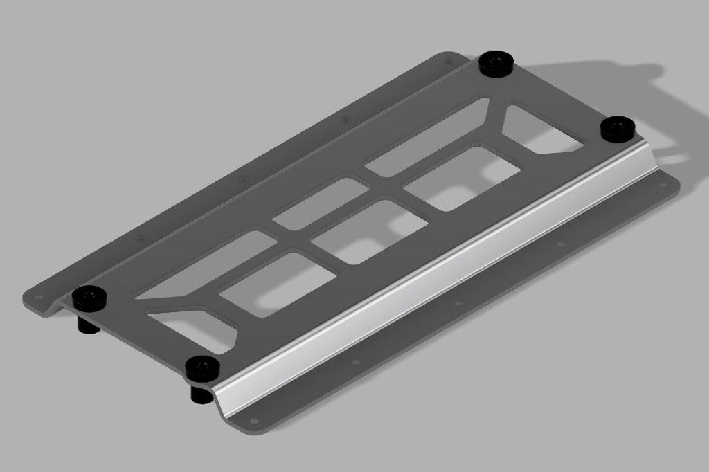 Holley Dominator EFI ECU Aluminium Mount Bracket With Rubber Vibration Dampeners