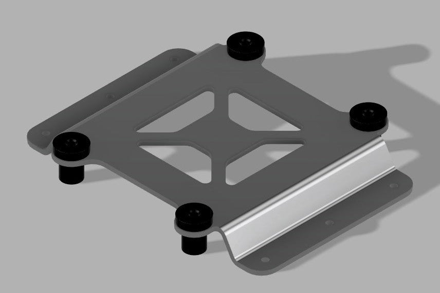 Haltech Elite Aluminium Mount Bracket With Rubber Vibration Dampeners