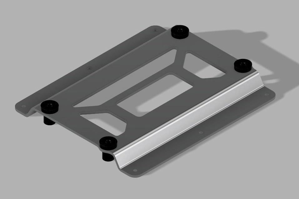 Holley HP EFI ECU Aluminium Mount Bracket With Rubber Vibration Dampeners